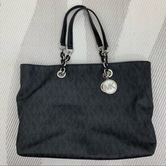 MICHAEL kors black leather shoulder bag - Picture 2 of 15